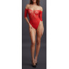 Le Désir Body ouvert Rhinestone - Rouge